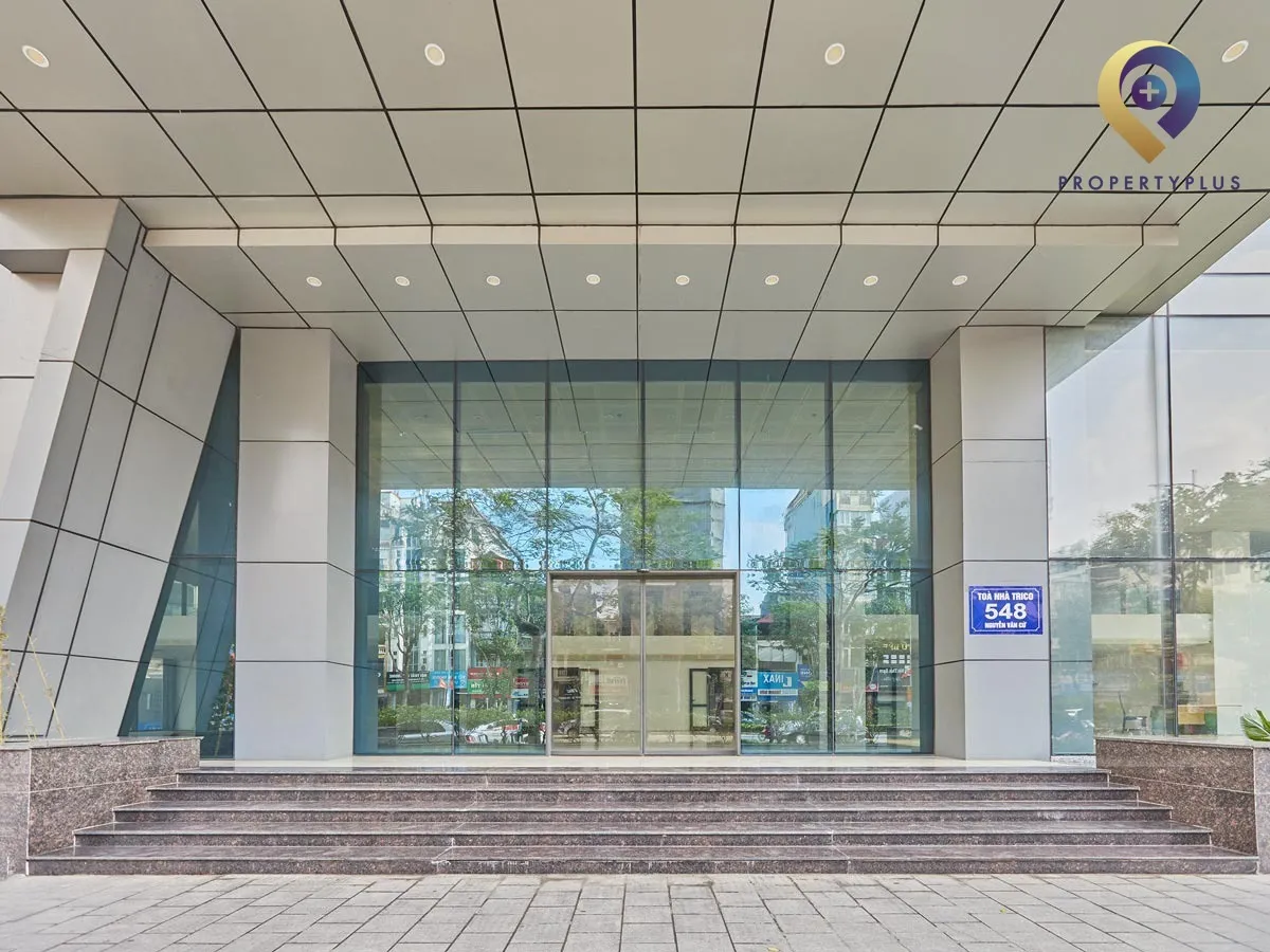 Cửa vào chính của tòa nhà Trico-Building